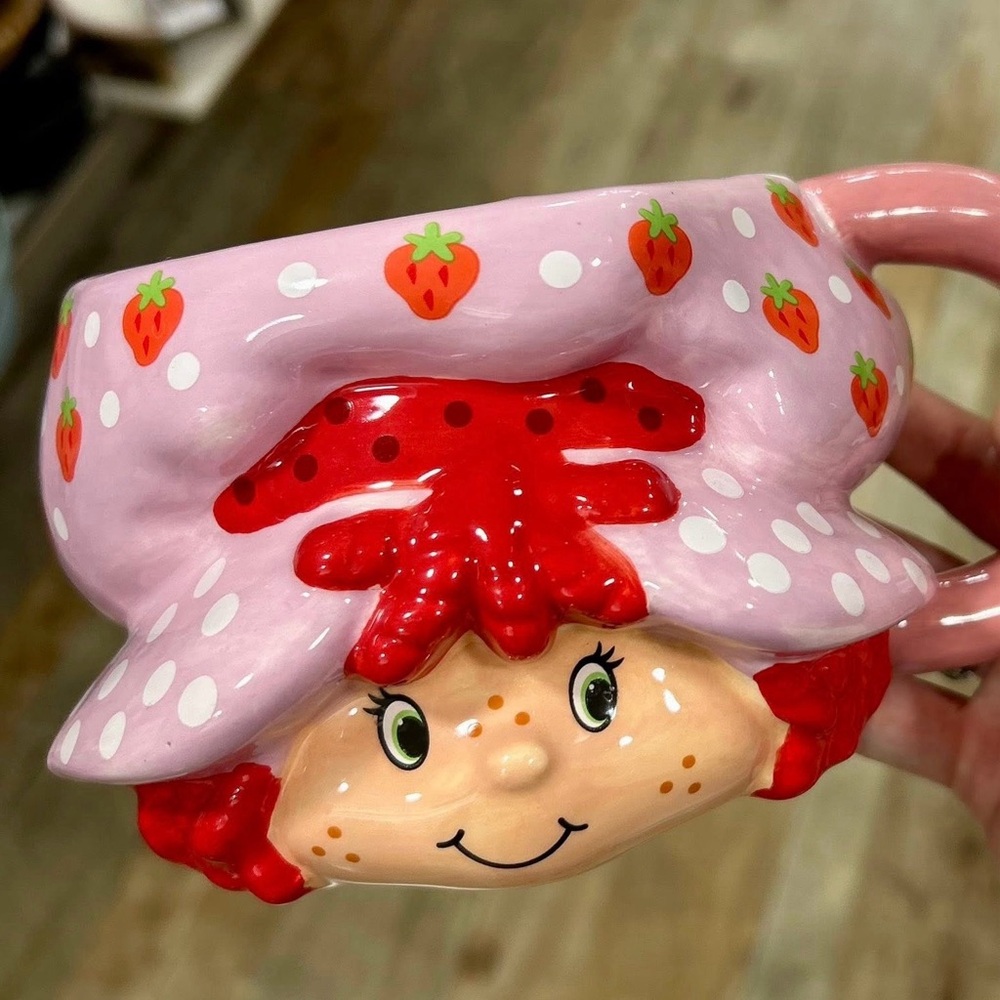 Strawberry Character Pink Mug